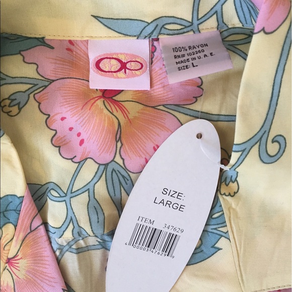 NWT OP Hawaiian shirt - Picture 7 of 8