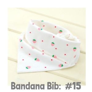 Bandana Bib For Baby (Strawberry)