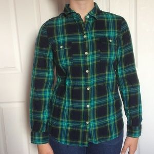 Old navy plaid flannel