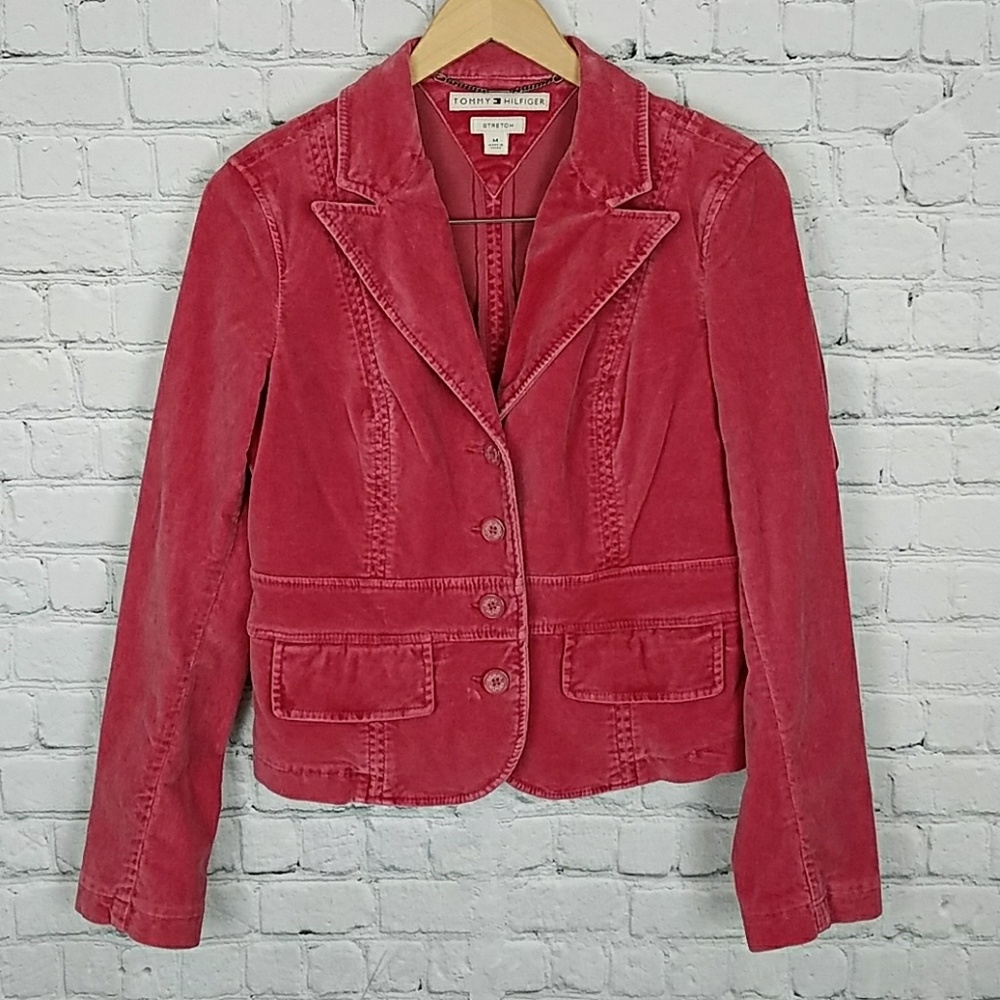 Tommy Hilfiger stretch velvet jacket