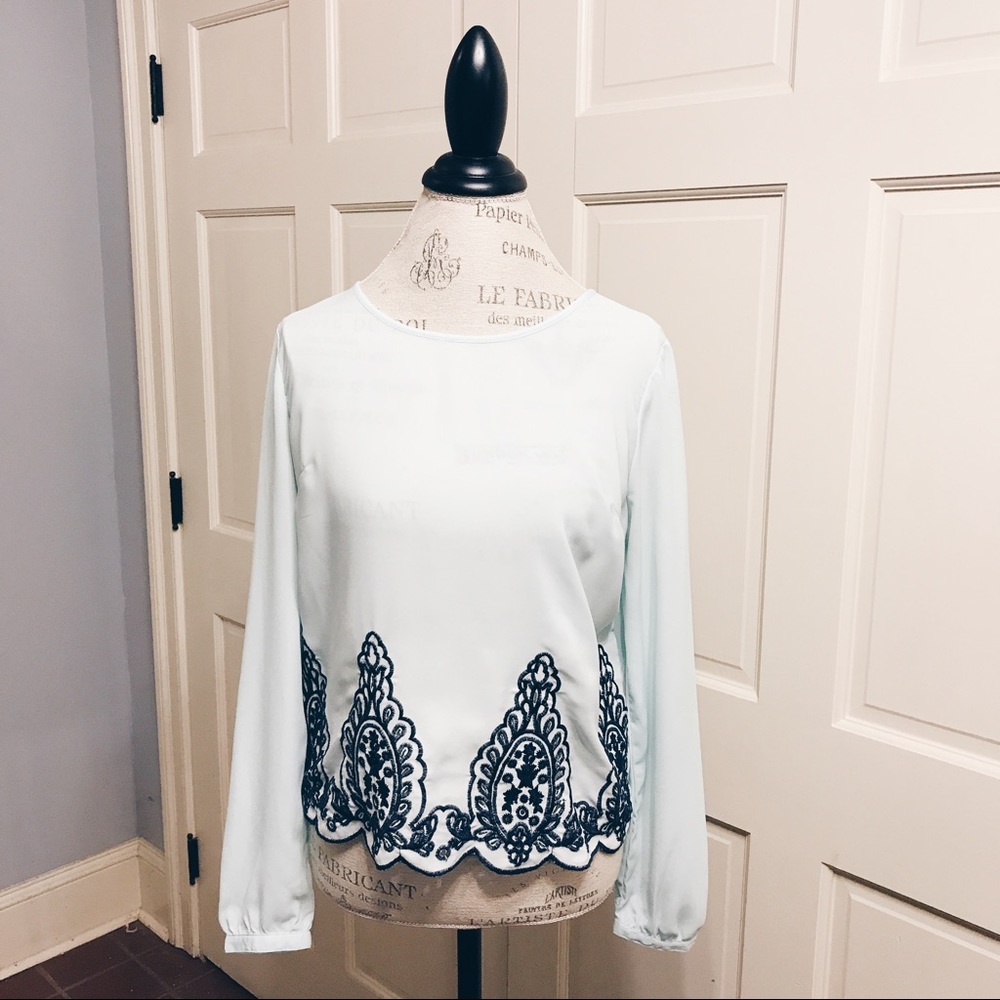 Beautiful Scallop Blouse