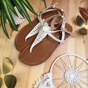White Summer Sandals