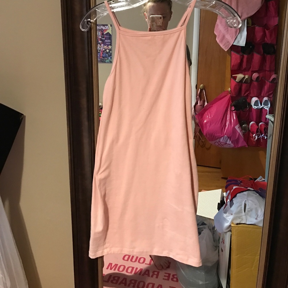 American apparel pink dress
