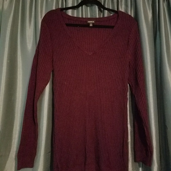 Plum Torrid Sweater - Picture 1 of 2