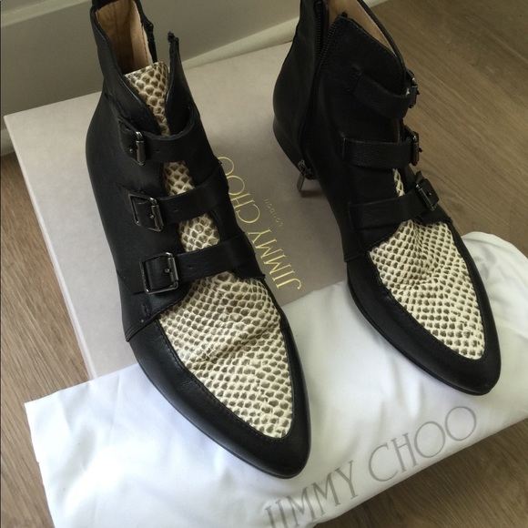 Jimmy choo Marlin snake-print boots - Picture 2 of 3