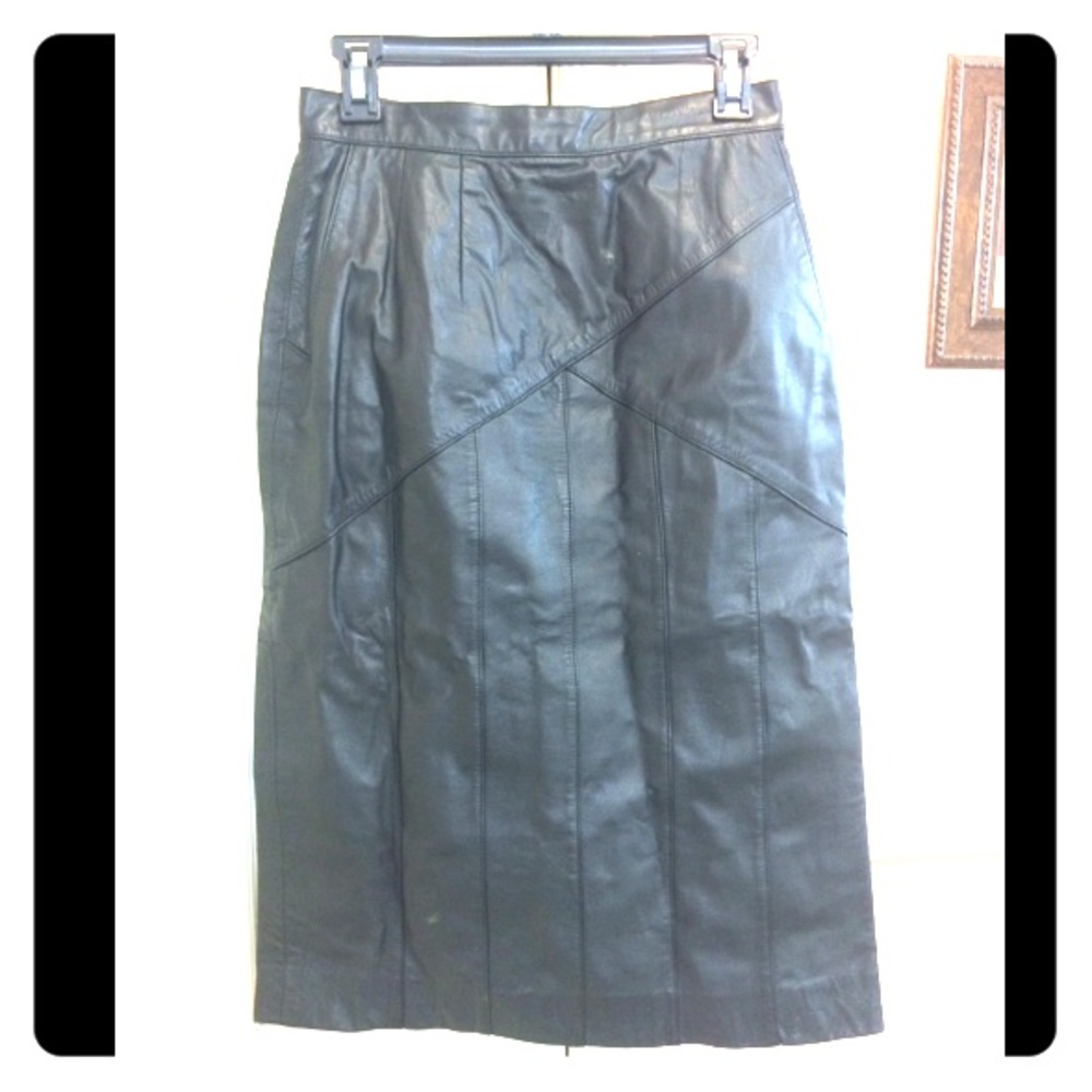 Leather Skirt