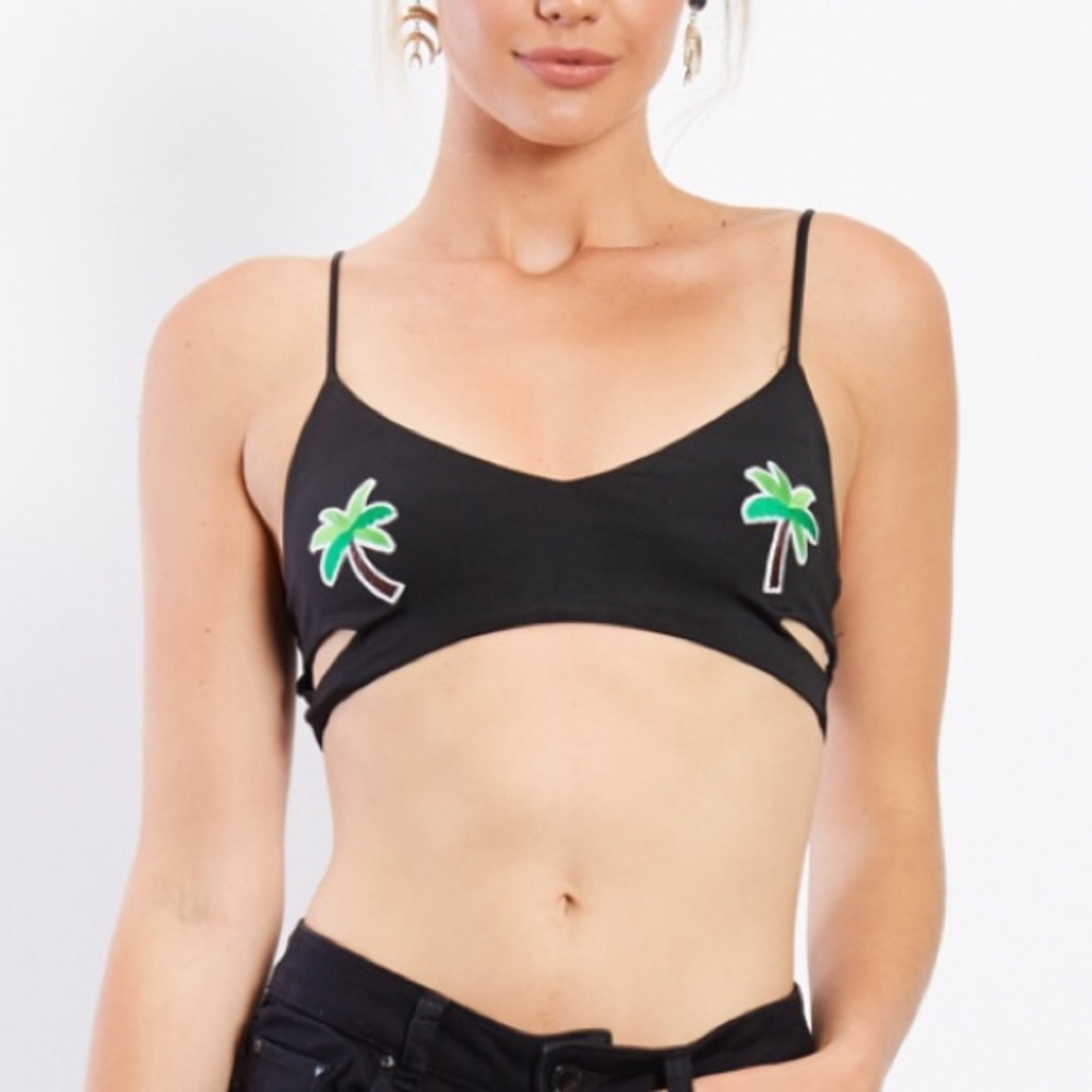 LAST ONE ll Rose Cut Out Bralette - Picture 6 of 8