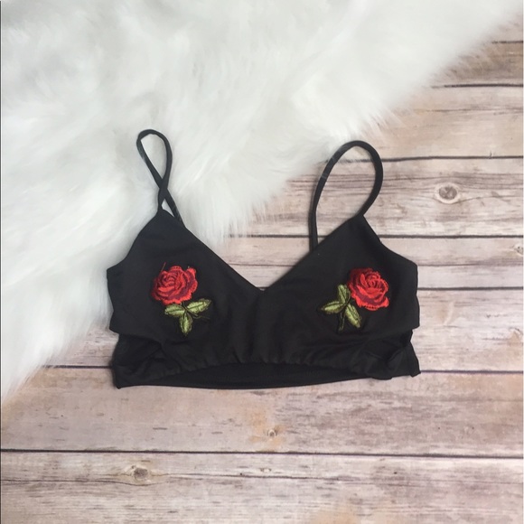 LAST ONE ll Rose Cut Out Bralette - Picture 3 of 8
