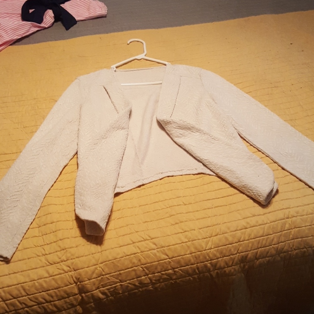 Cream  blazer REDUCED