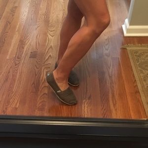 TOMS gray slip-on loafer