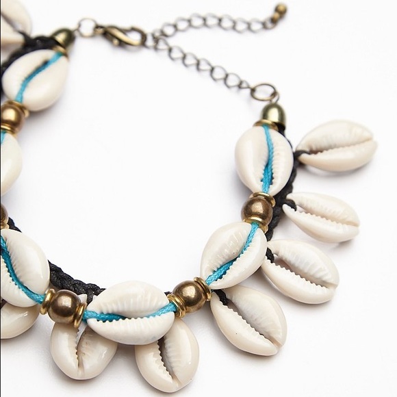 Free People white shell Anklet trendy - Picture 3 of 5