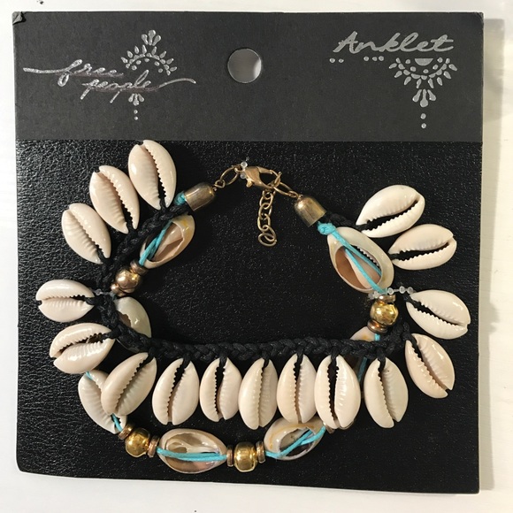 Free People white shell Anklet trendy - Picture 4 of 5