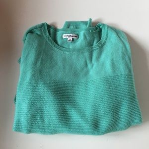 Croft & Barrow teal sweater