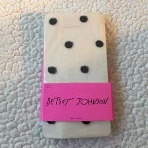 Betsy Johnson polka dot tights