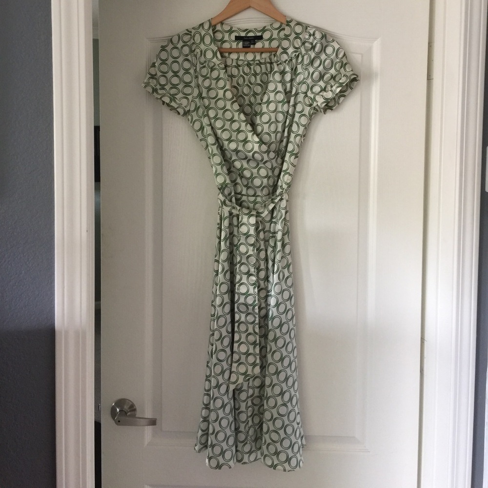 Zara faux wrap dress, size S