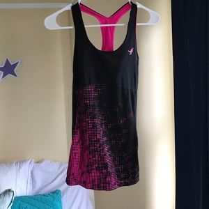 Built in bra workout top! Brest cancer awareness!