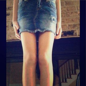 Justice brand jean skirt