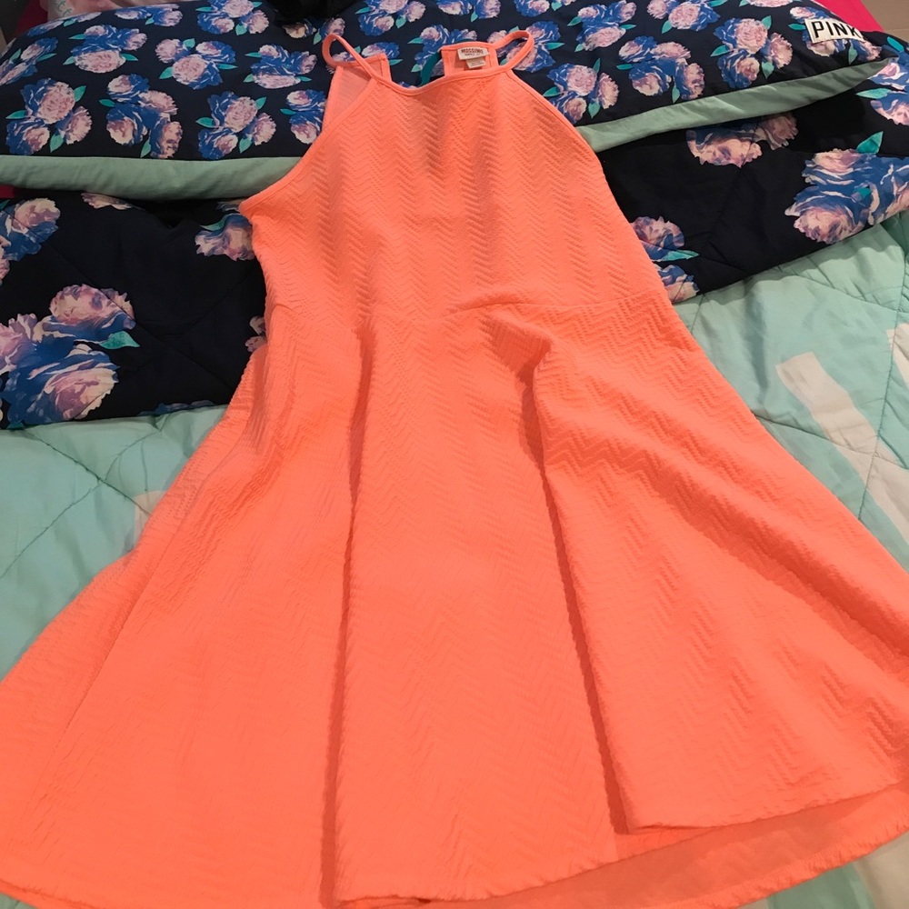 Peach dress