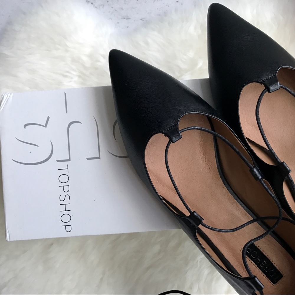 ✨ NEW Topshop Lace Up Pointed Shoes ✨