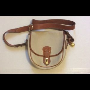 Vintage Dooney & Bourke Crossbody Saddle Bag