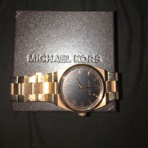 Michael Kors Rose Gold/Black Women's Watch