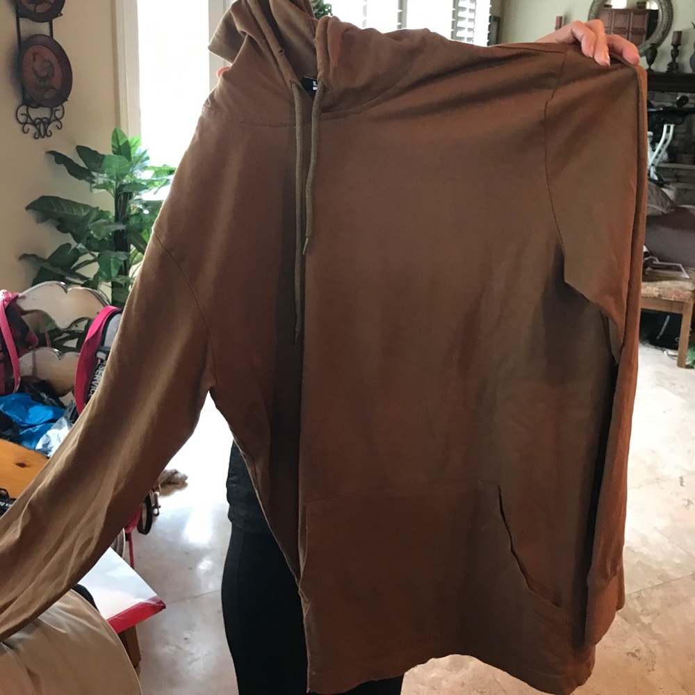 Hundreds large brown hoodie