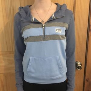 VS PINK Quarter Zip Hoodie