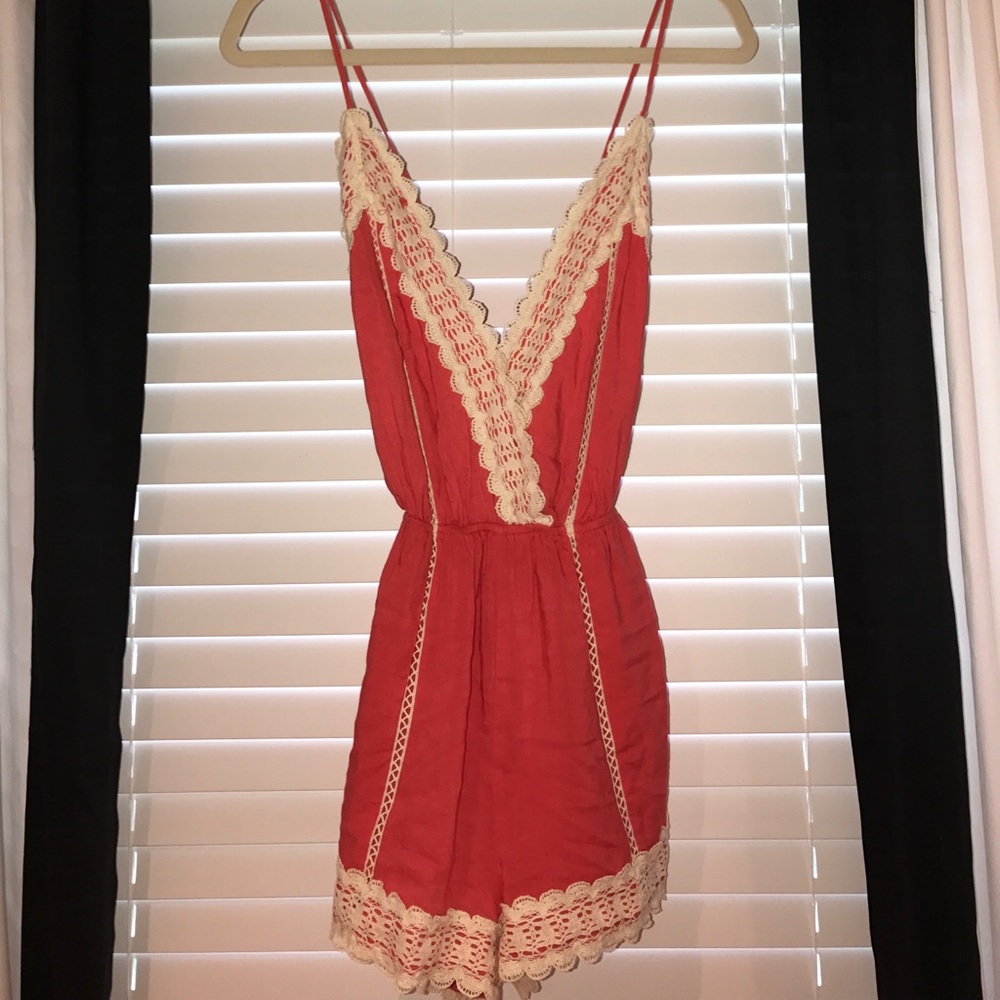 Coral Romper