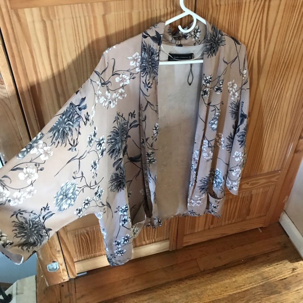 Zara silk blazer