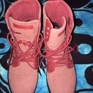 Faded Red Dr. Marten Boots