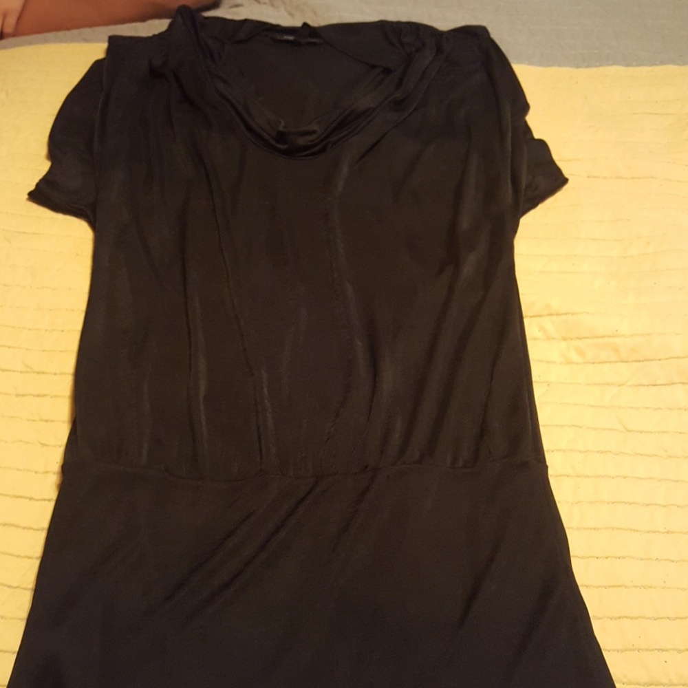 Black bcbg  plunge dress