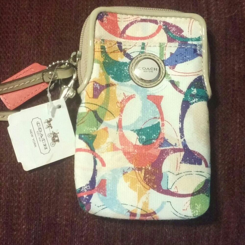 Coach coin card purse