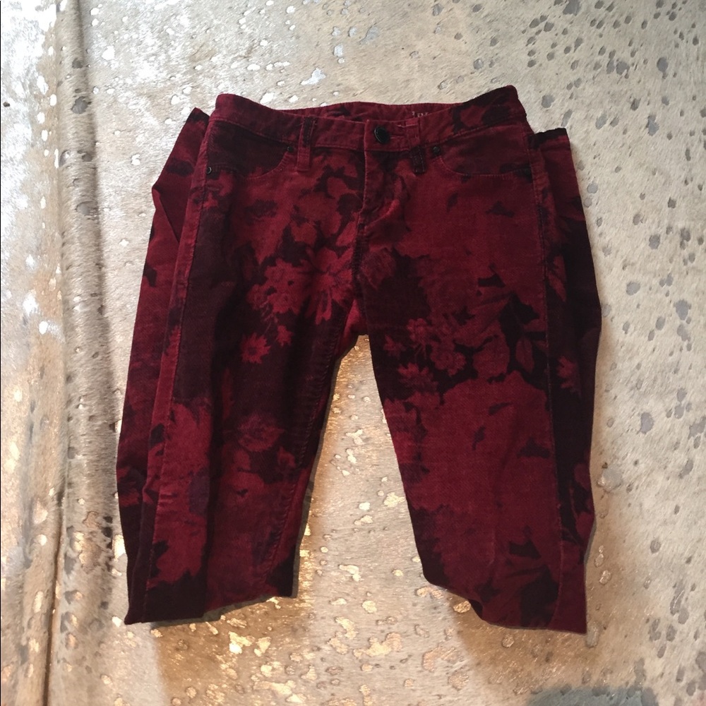 Blank Nyc Red Patterned Jeans - image 4