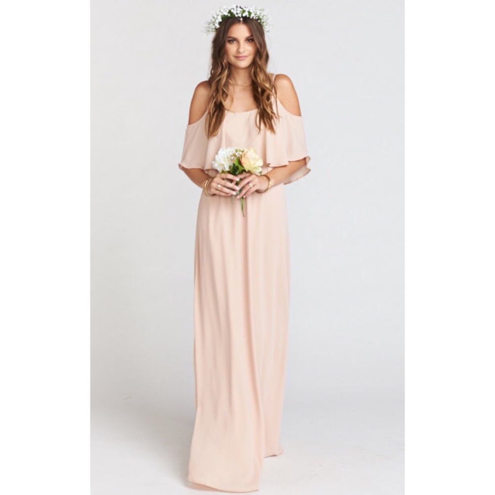NWOT show me your mumu Caitlin dusty blush maxi
