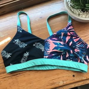 🍍RARE- Sold Out Pineapple REEBOK Sports Bra