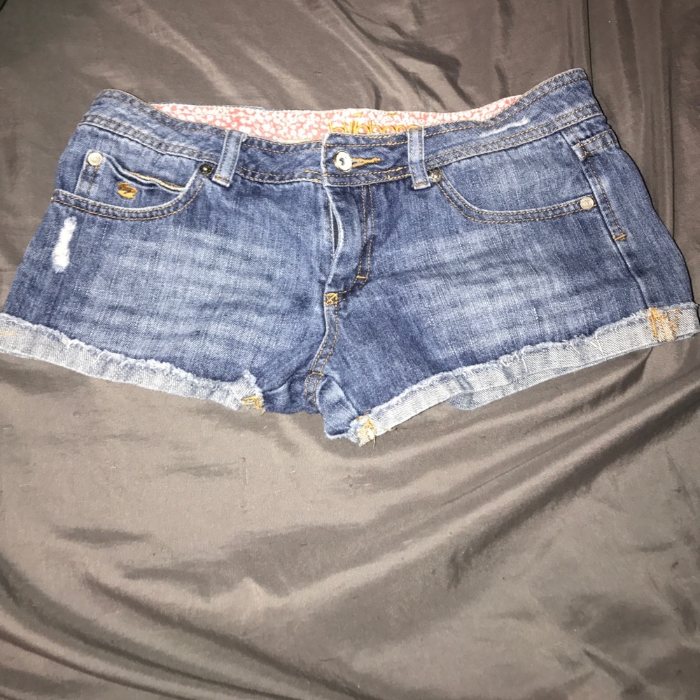 Billabong blue jean shorts