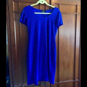 Cobalt Blue lace Ronni Nicole dress.
