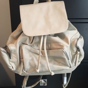 NWT beige backpack