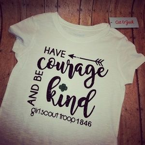 Girl Scout glitter tees