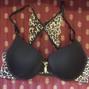 Joe Boxer Front Close Racerback Push Up Bra