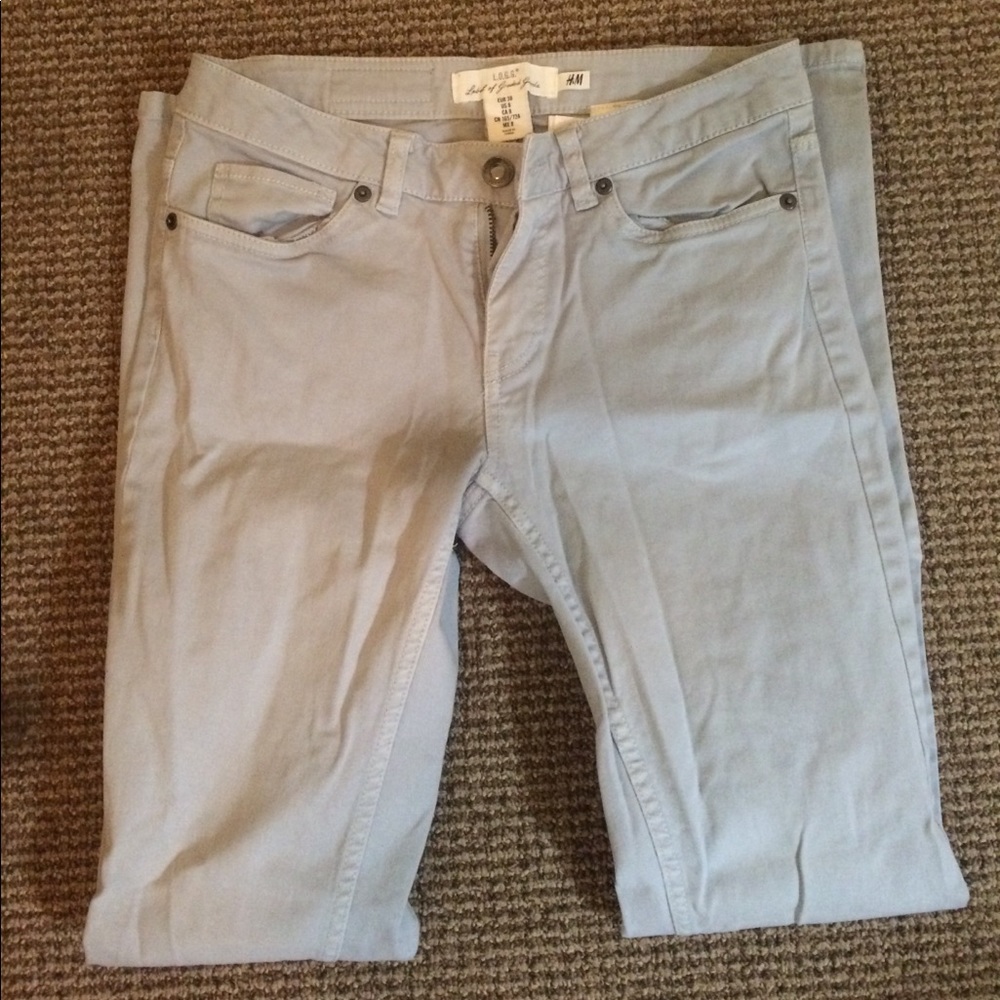 Light blue skinny jeans size 8