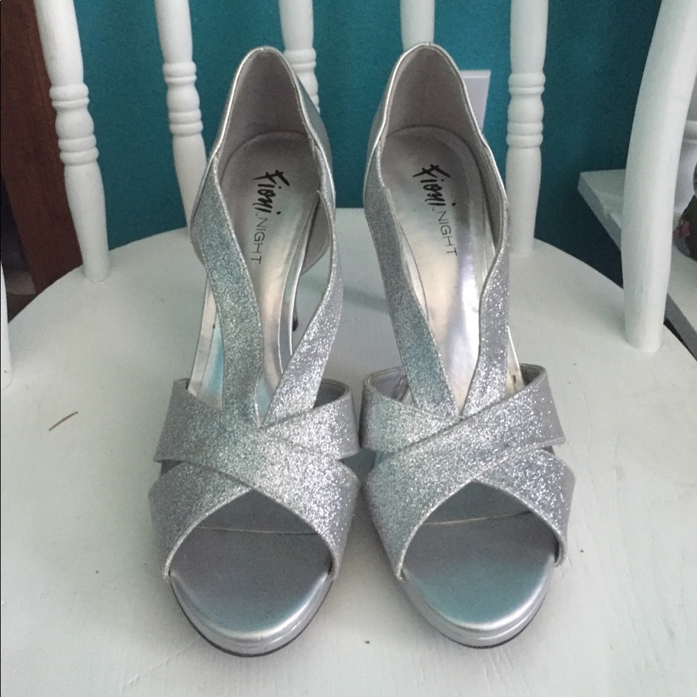 Fiona Night Silver Heels