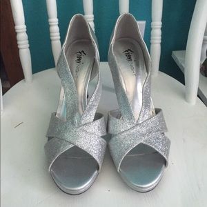 Fiona Night Silver Heels