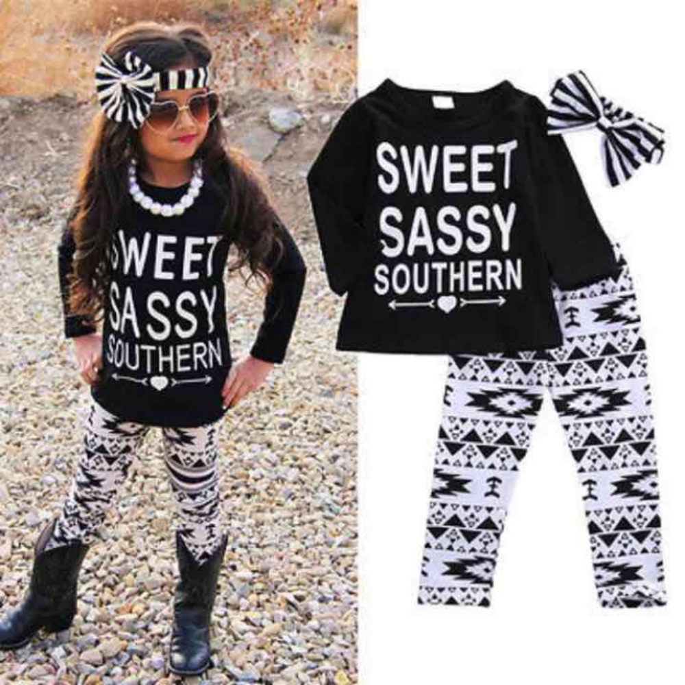 Cute 3 piece girls outfit