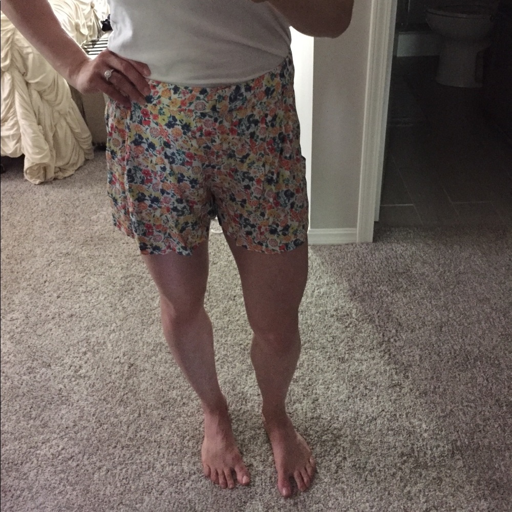 French Connection silk shorts