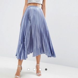 ASOS Satin Midi Skirt