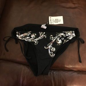 NWT Crash And Burn Black Medium Swimsuit Bottoms