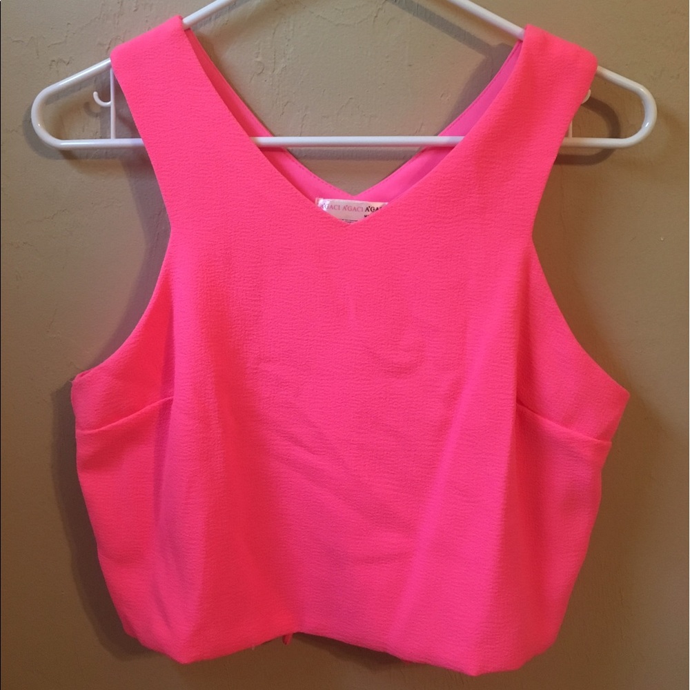 Pink Crop Top
