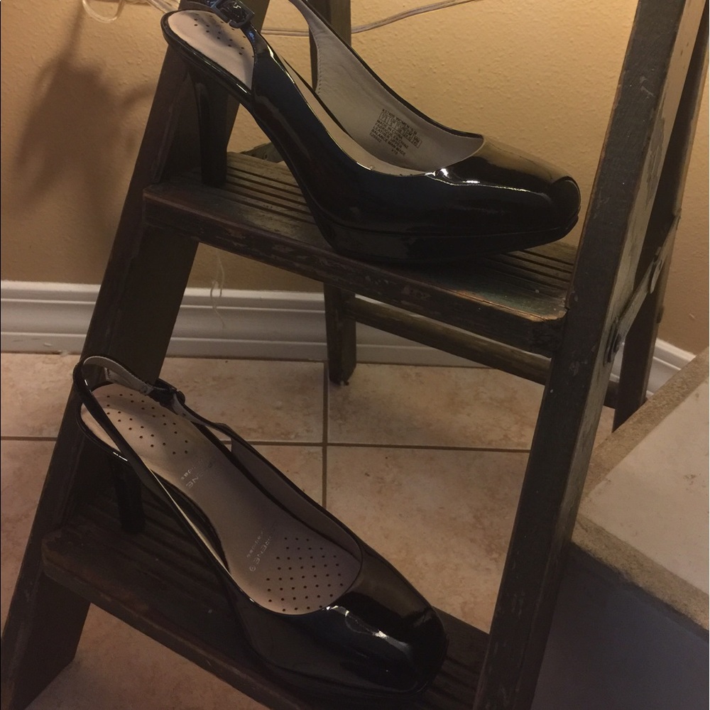 Rockport black heels.