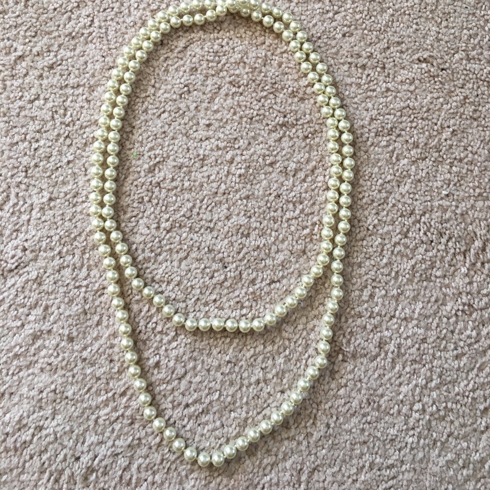 Faux pearls